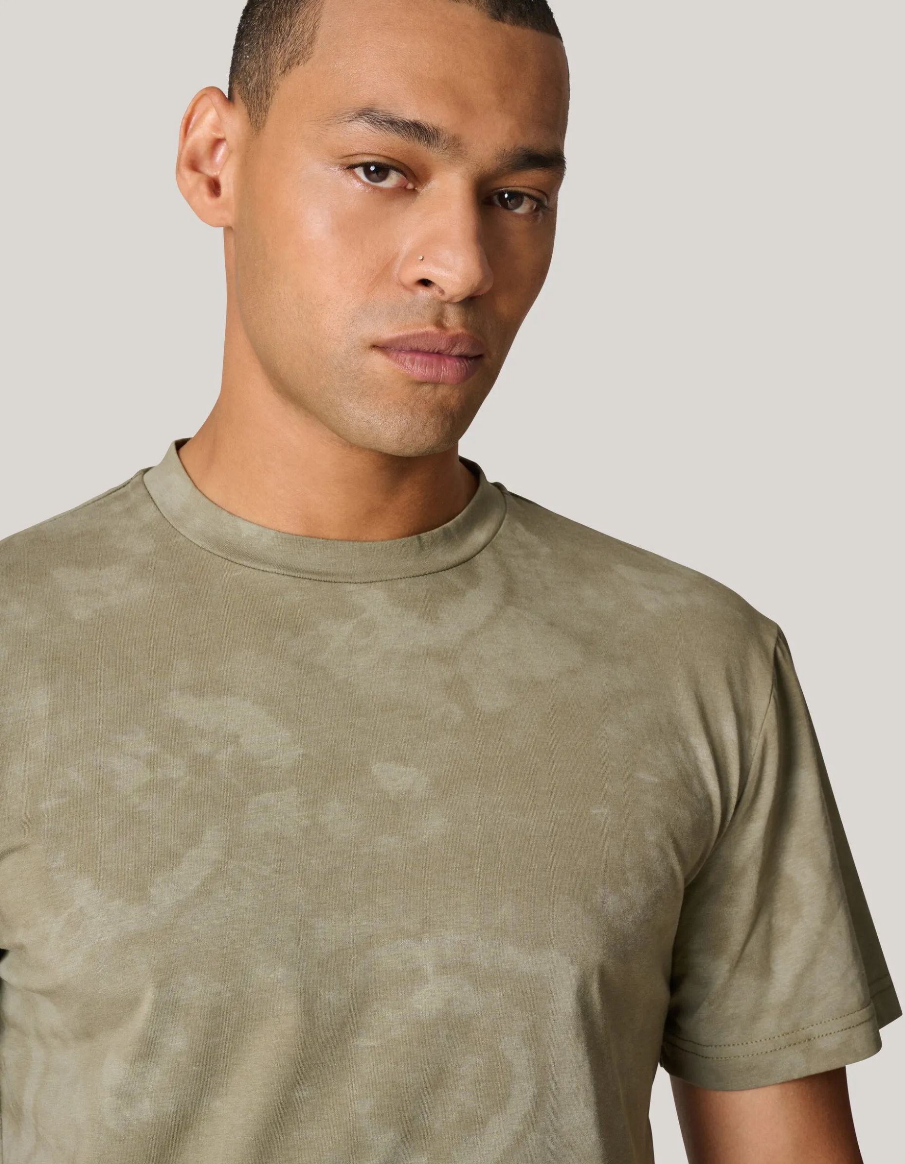 Printed T-shirt Groen