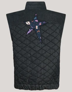 Quilted Gilet Donkergrijs