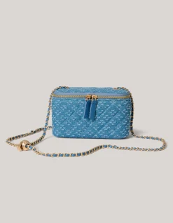 Quilted Tas Blauw