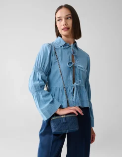 Quilted Tas Donkerblauw