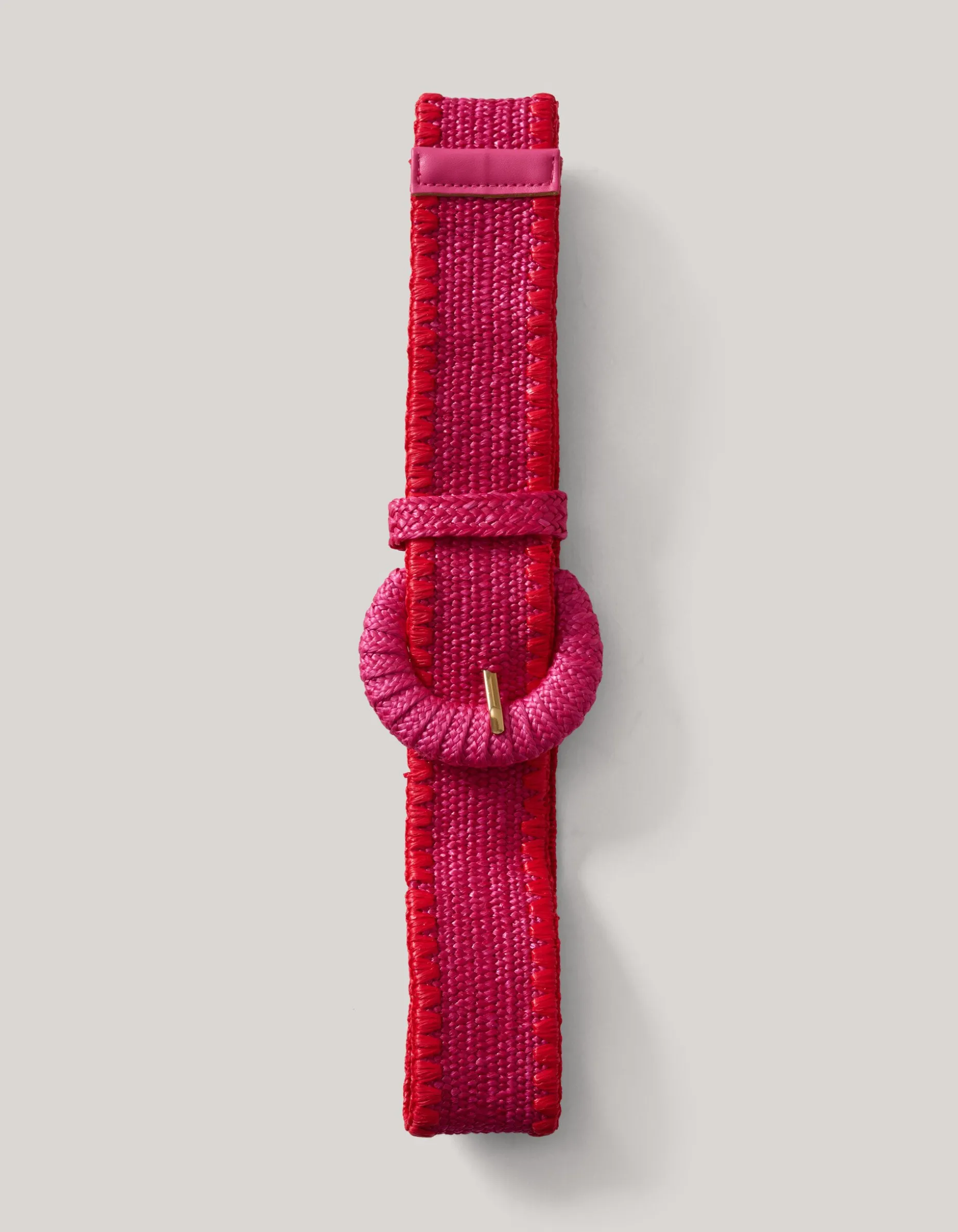 Raffia Riem Roze
