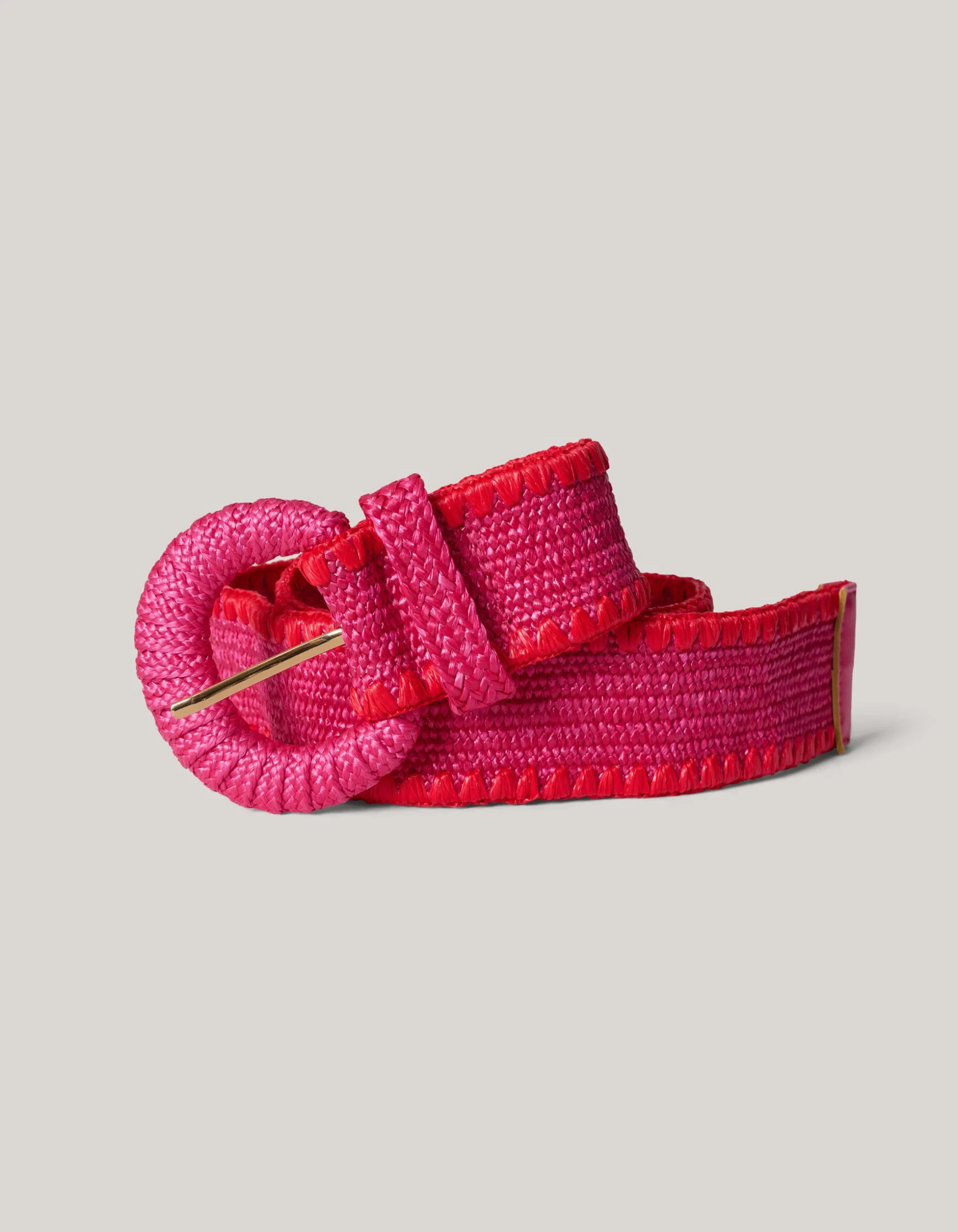 Raffia Riem Roze