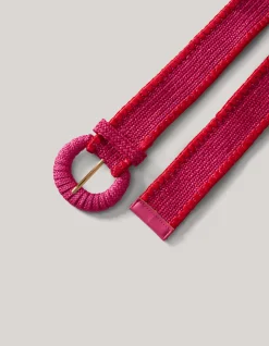Raffia Riem Roze