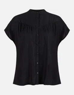 Relaxed Fit Top Zwart