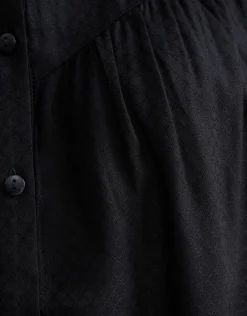 Relaxed Fit Top Zwart