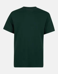 Relaxed Fit T-shirt Donkergroen