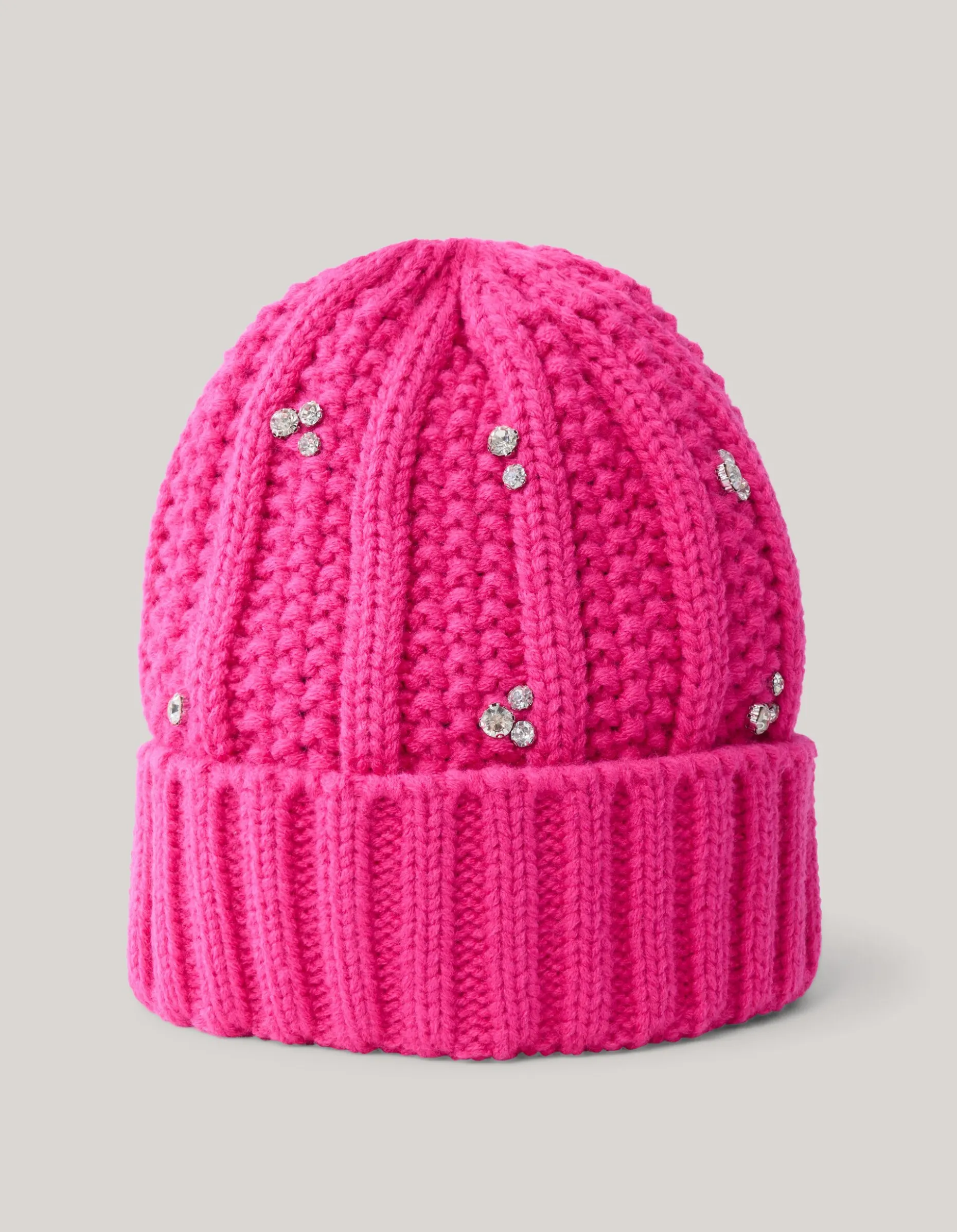 Rhinestone Beanie Roze