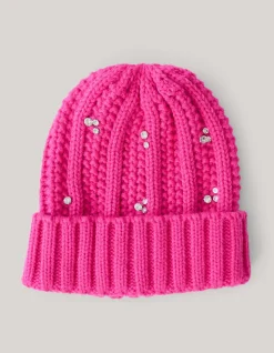 Rhinestone Beanie Roze