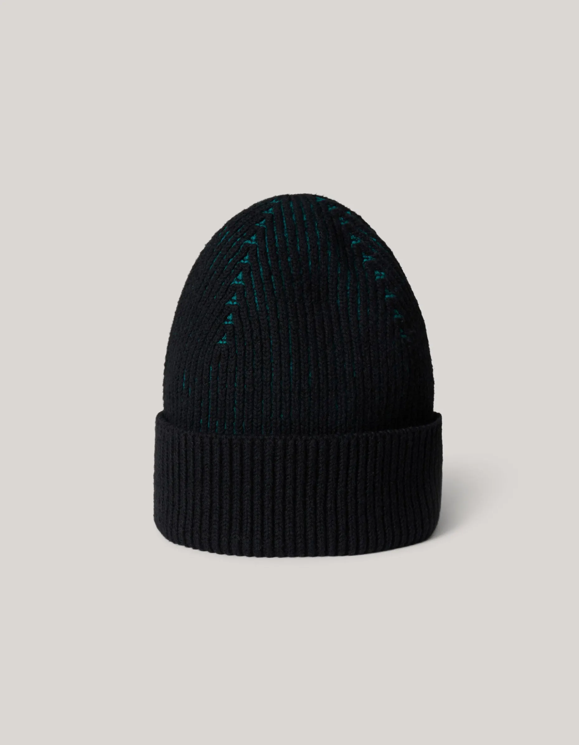 Rib Beanie Zwart
