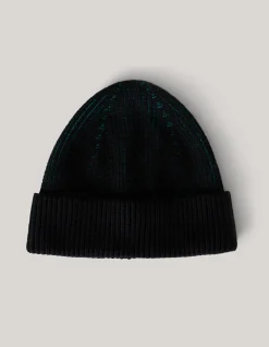 Rib Beanie Zwart