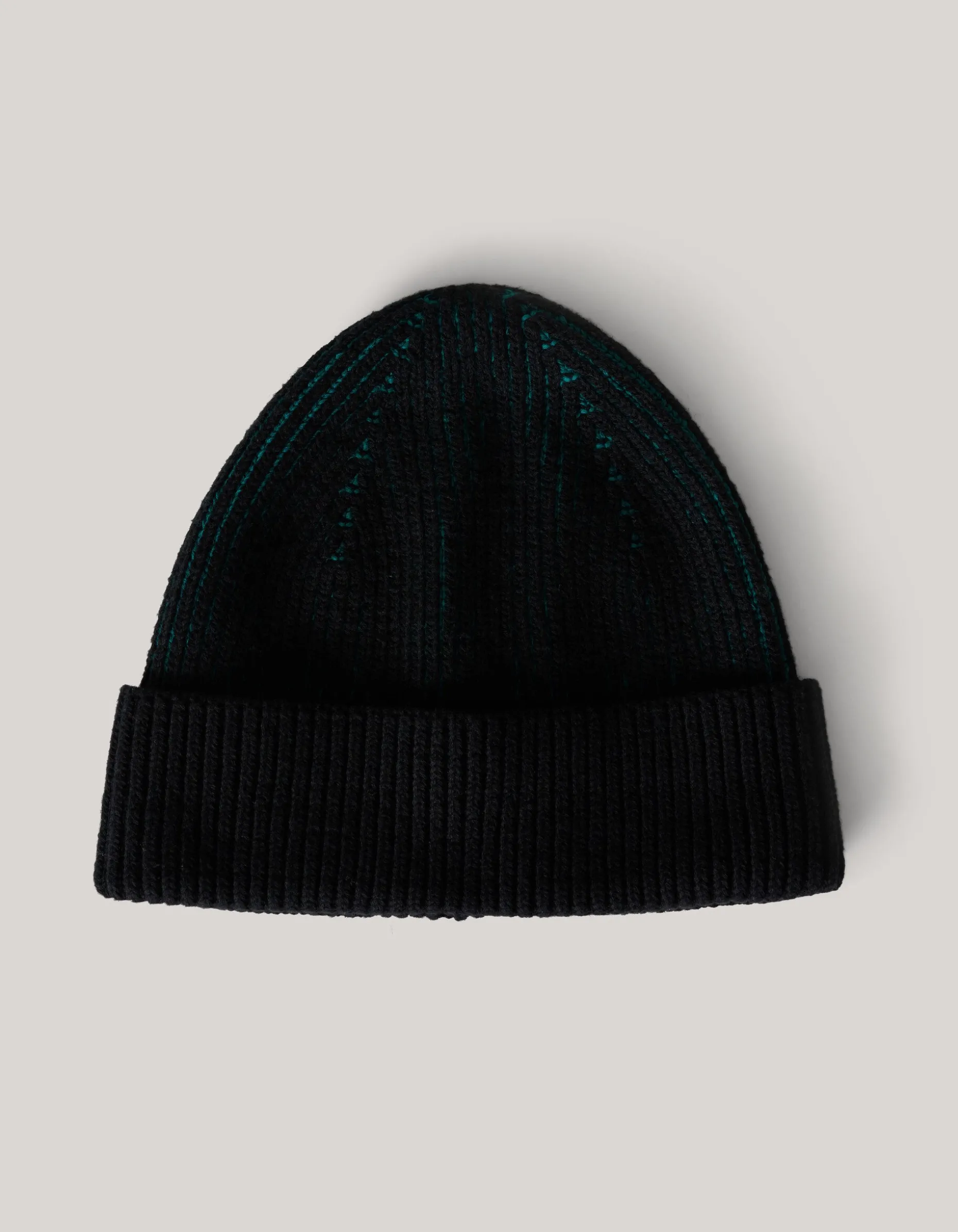 Rib Beanie Zwart