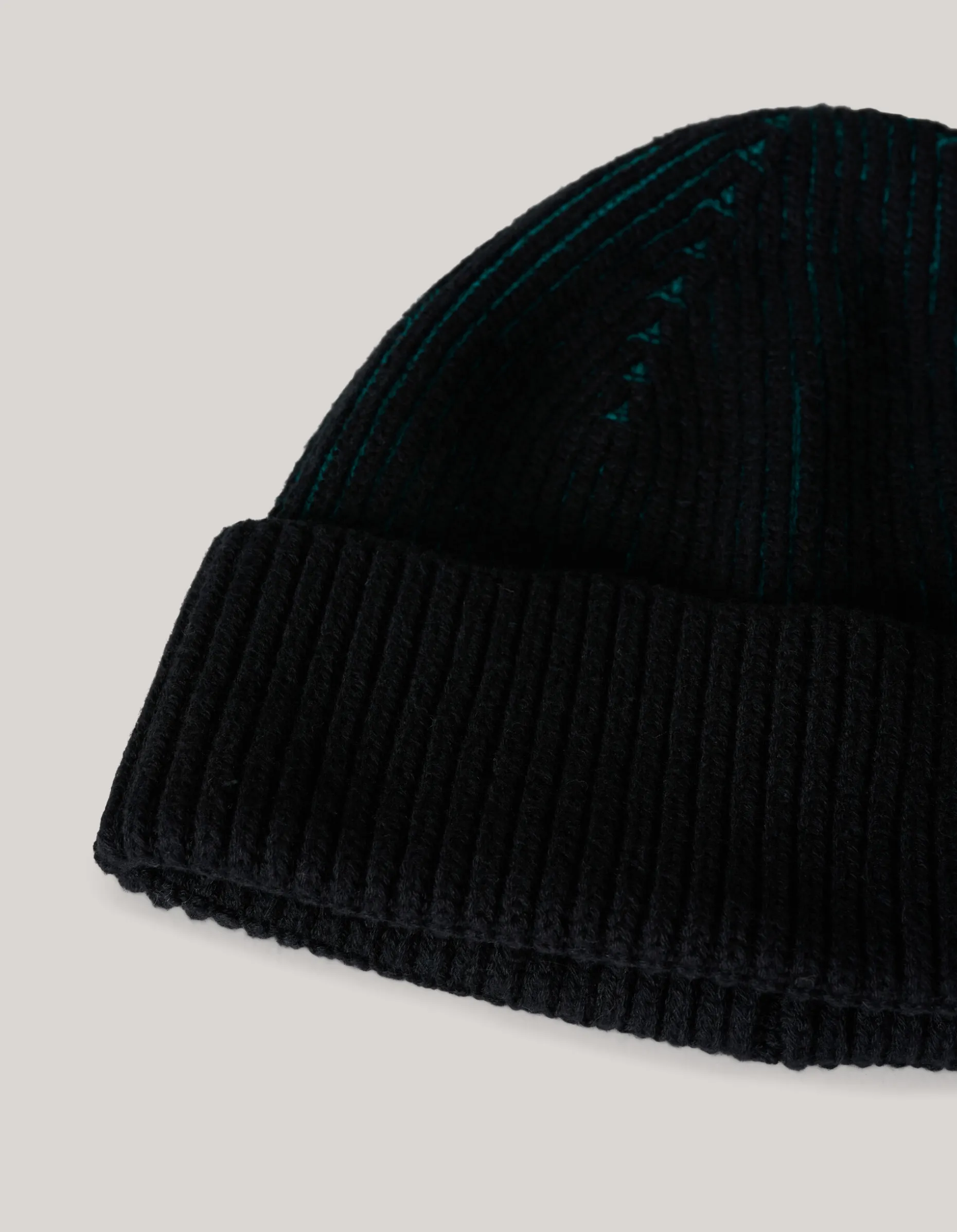Rib Beanie Zwart