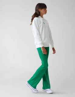 Rib Flared Legging Groen