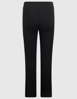 Rib Flared Legging Zwart