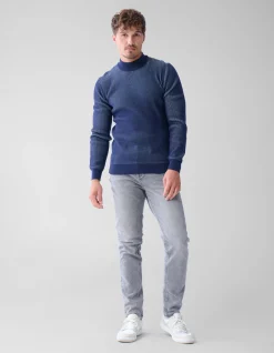 Rib Trui Donkerblauw