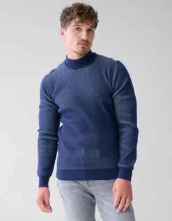 Rib Trui Donkerblauw
