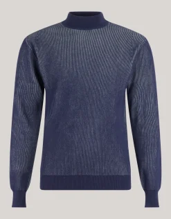 Rib Trui Donkerblauw