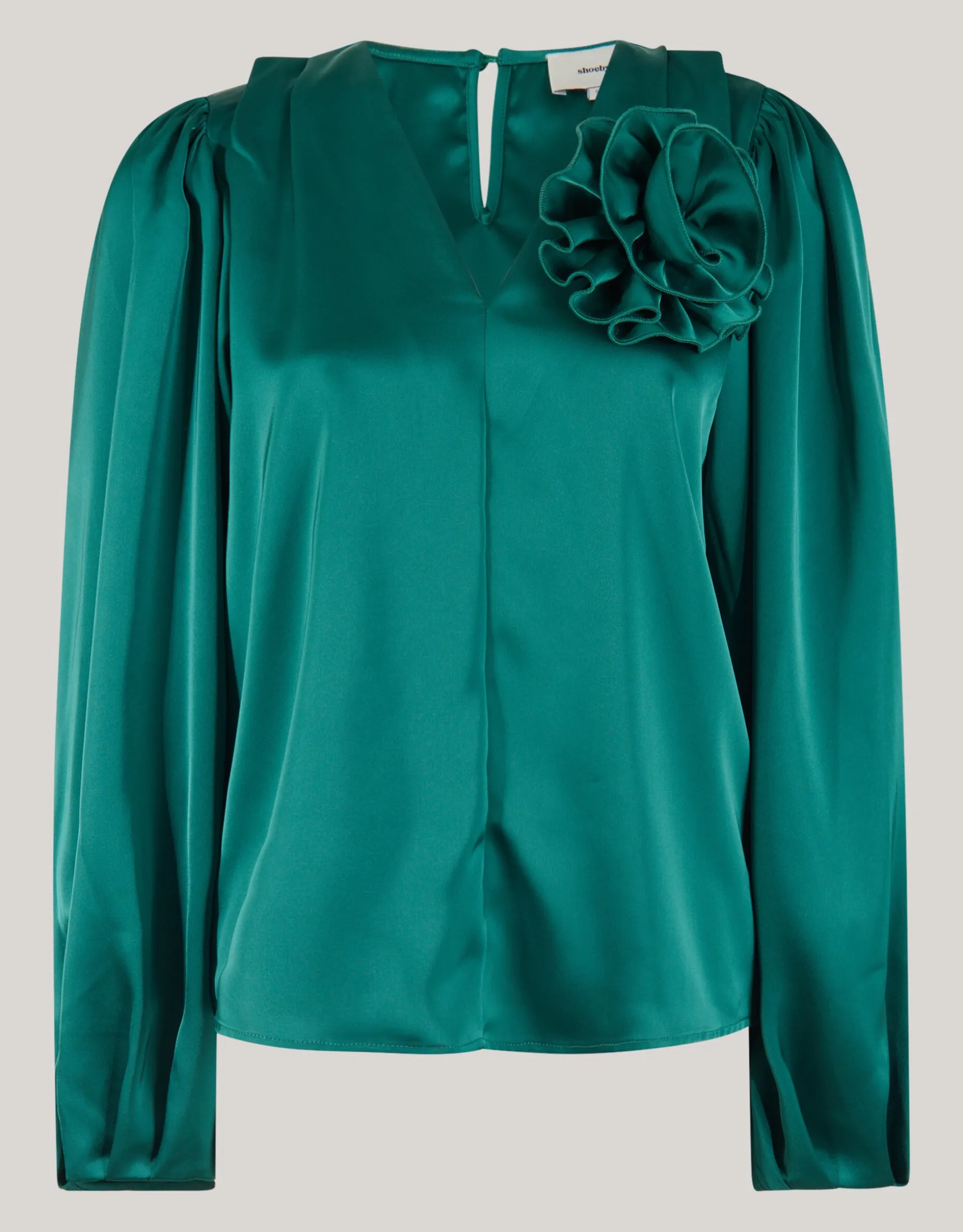 Roos Blouse Donkergroen