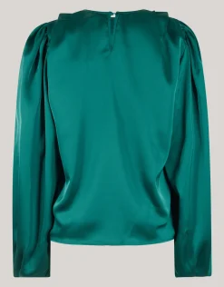 Roos Blouse Donkergroen