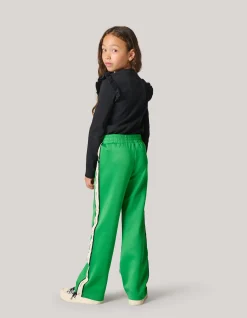 Ruffle Rib Longsleeve Top Zwart