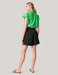 Ruffle Top Groen