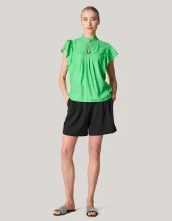 Ruffle Top Groen