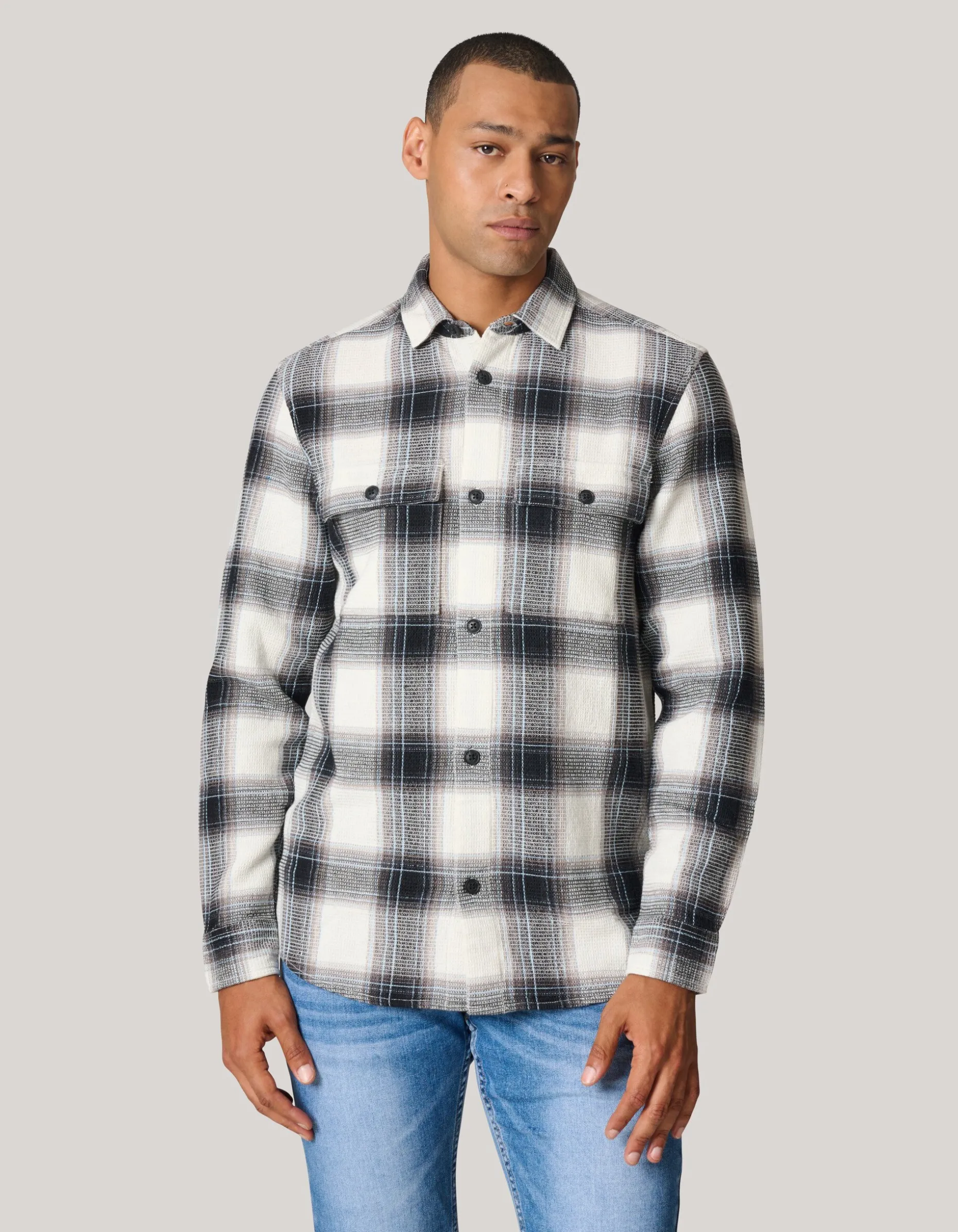 Ruiten Overhemd Zwart