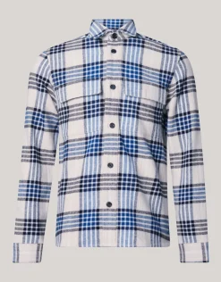 Ruiten Overshirt Blauw