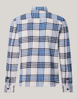 Ruiten Overshirt Blauw