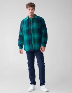 Ruiten Padded Overshirt Groen