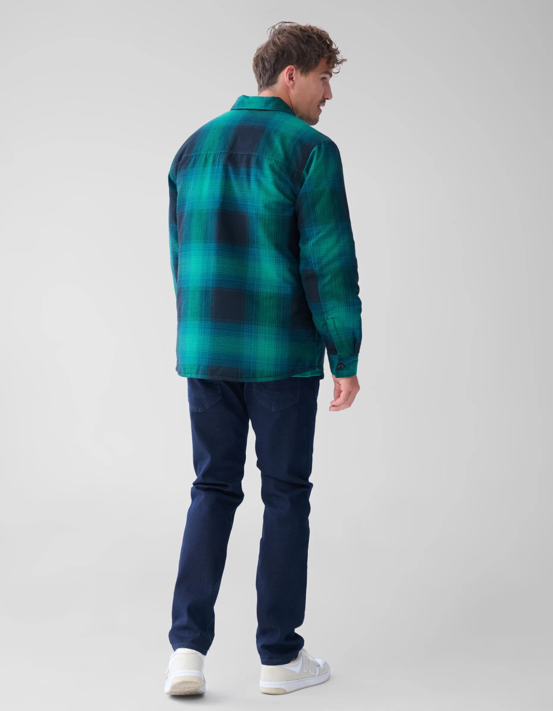 Ruiten Padded Overshirt Groen