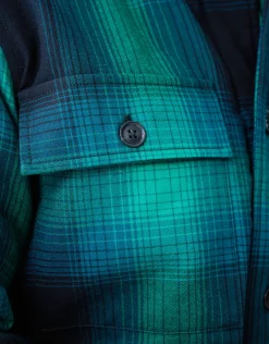 Ruiten Padded Overshirt Groen