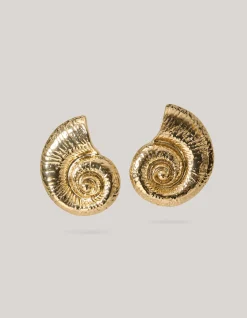Schelpen Oorbellen Goud