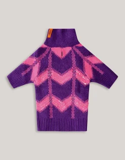 Sequin Honden Trui Paars By Furmey