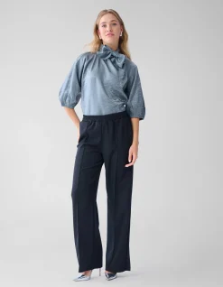 Shine Blouse Donkergrijs