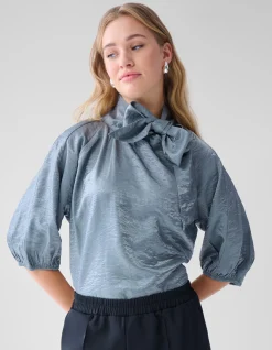 Shine Blouse Donkergrijs