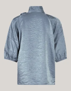 Shine Blouse Donkergrijs