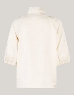 Shine Blouse Gebroken Wit