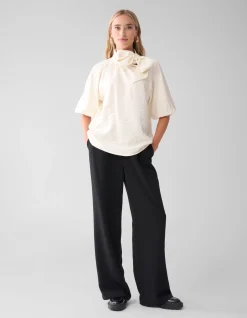 Shine Blouse Gebroken Wit