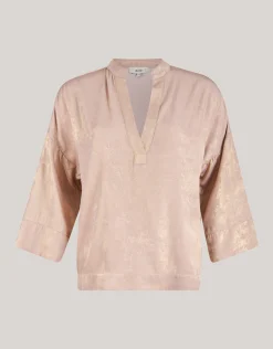 Shine Wide Blouse Goud