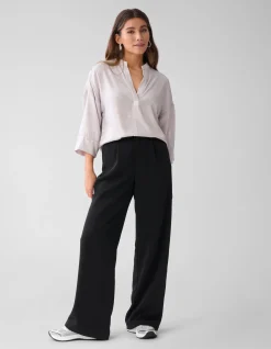 Shine Wide Blouse Zilver