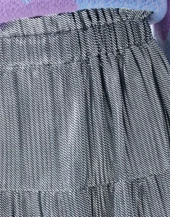 Shiny Mini Rok Zilver