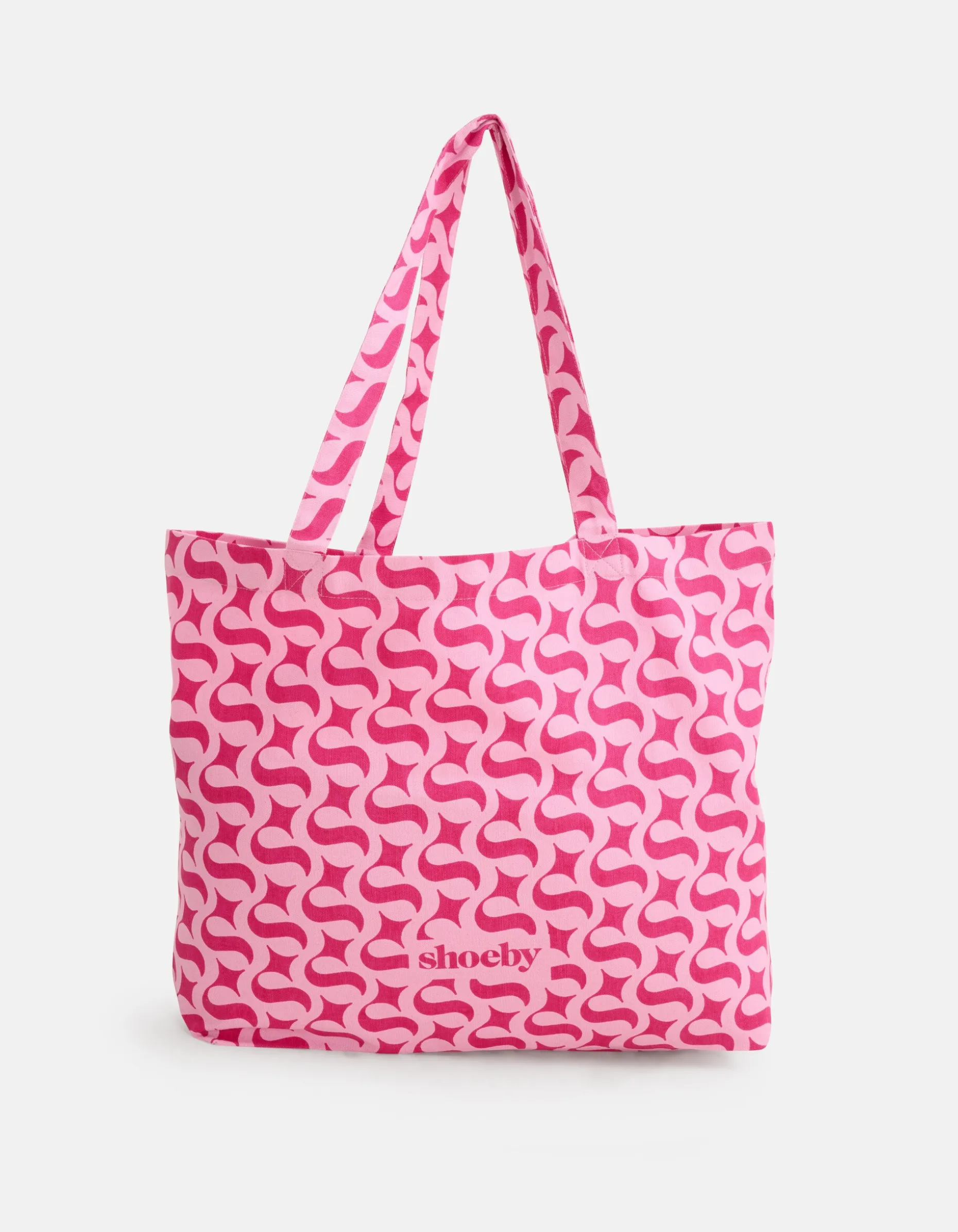 Shoeby Logo Shopper Roze
