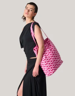 Shoeby Logo Shopper Roze