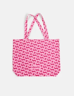 Shoeby Logo Shopper Roze