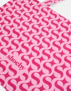 Shoeby Logo Shopper Roze