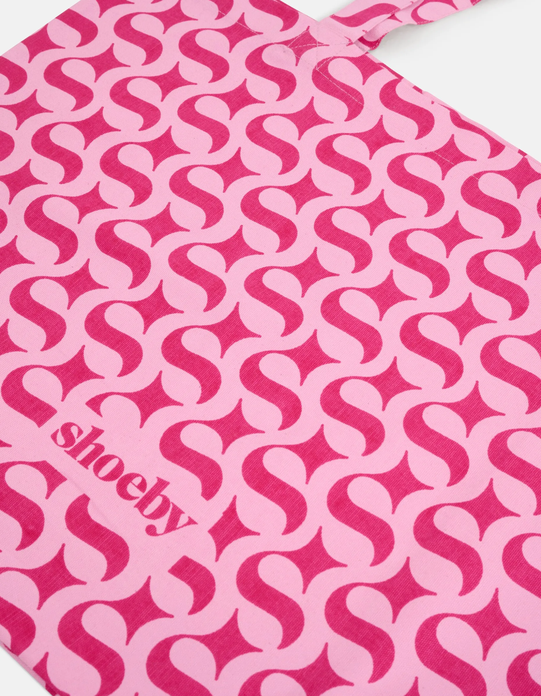 Shoeby Logo Shopper Roze