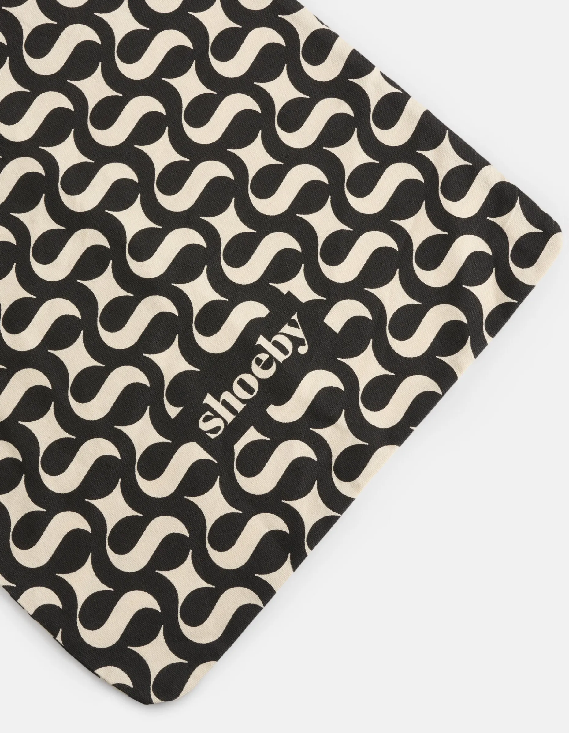 Shoeby Logo Shopper Zwart
