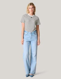 Shoeby Logo T-shirt Gestreept