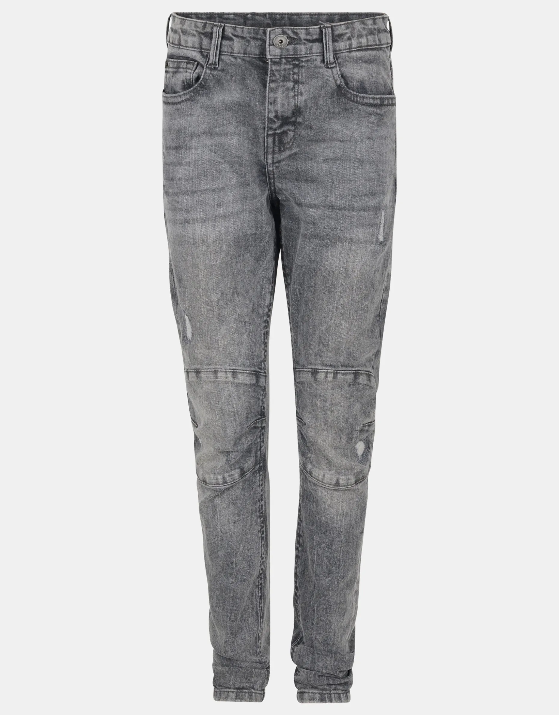 Skinny Biker Jeans Donkergrijs